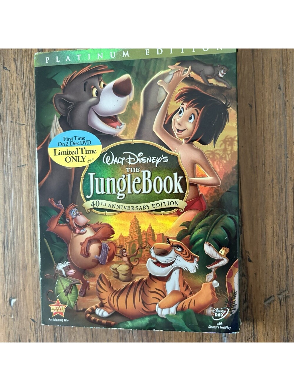 The Jungle Book (DVD, 2007, 2-Disc Set, 40th Anniversary Platinum Edition)